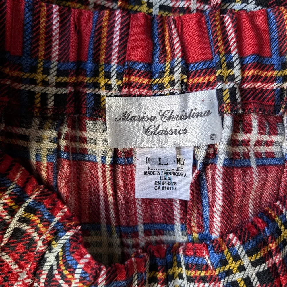 Vintage Marisa Christina Classic Plaid Skirt